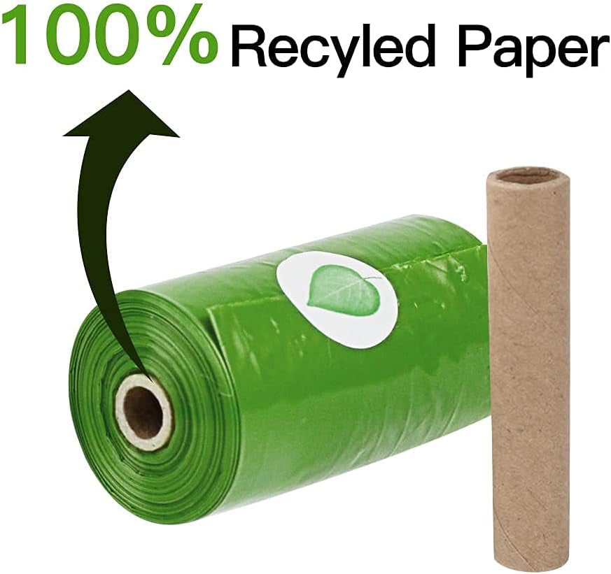 Diaper Bags Disposable, Diaper Bag Dispenser with Bags, Portable Diaper Trash Bags Travel 8 Diaper Sacks Refill Rolls/120 Bags for Baby Dirty Diaper, Pet Dog Cat Waste Poop (Green)