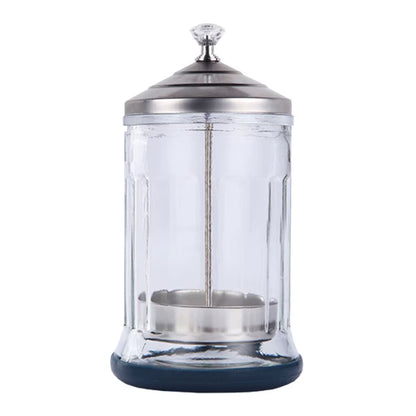 Barber Maintenance Cleaning Glass Disinfecting Sanitizing Jar Small/ Large