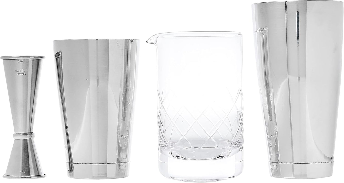 Essential Deluxe Mixing Cocktail Kit, Stainless Steel (M37131)