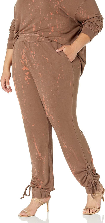 Women'S Mineral Wash Side Ruched Sweatpant