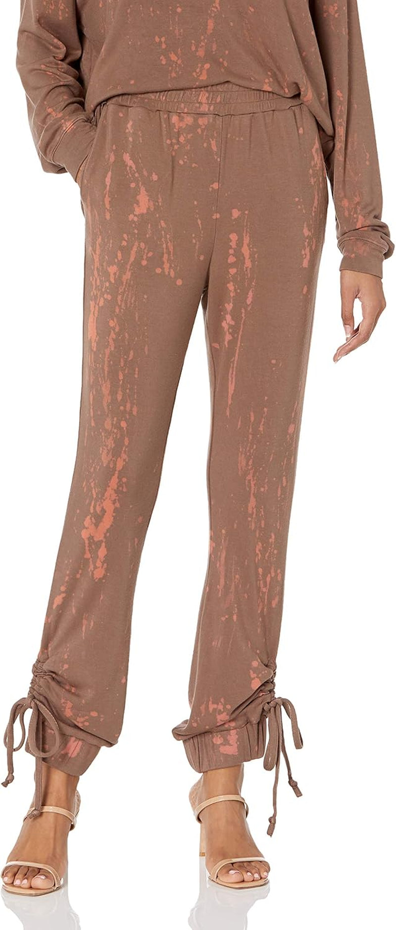 Women'S Mineral Wash Side Ruched Sweatpant