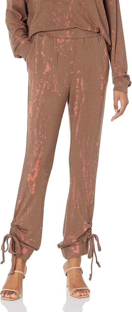 Women'S Mineral Wash Side Ruched Sweatpant