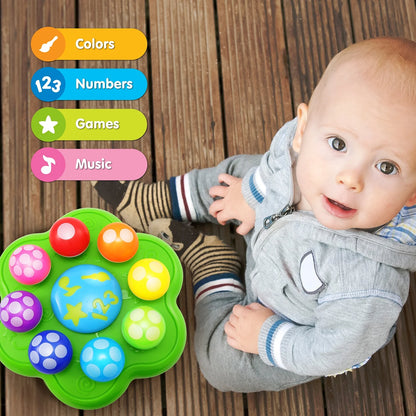 Mushroom Garden Music Toy for Infant Toddler 1 2 3 Year Sing and Learn Color and Number