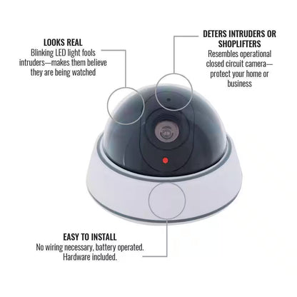 Home Security Indoor/Outdoor Fake Dome Surveillance Camera
