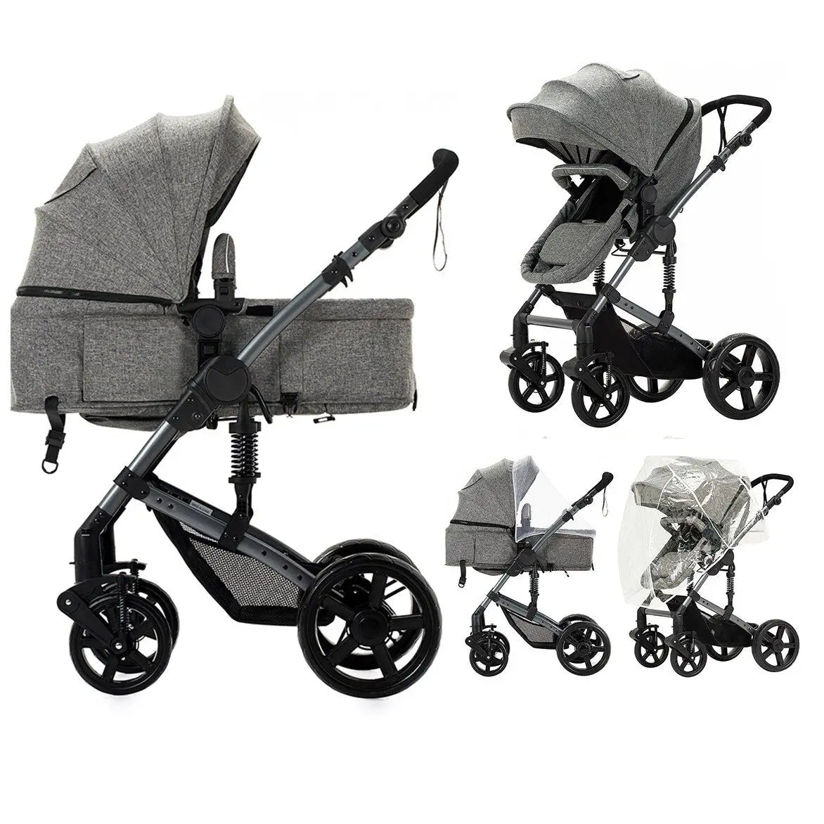 Lightweight 2-in-1 Baby Stroller
