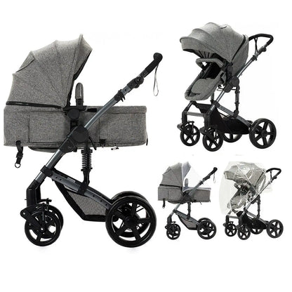 Lightweight 2-in-1 Baby Stroller