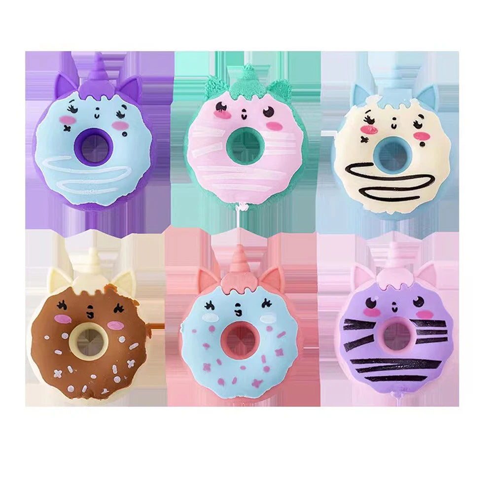 Creative Cute Unicorn Donut Rubber