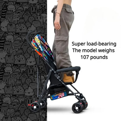 Lightweight Foldable Baby Stroller