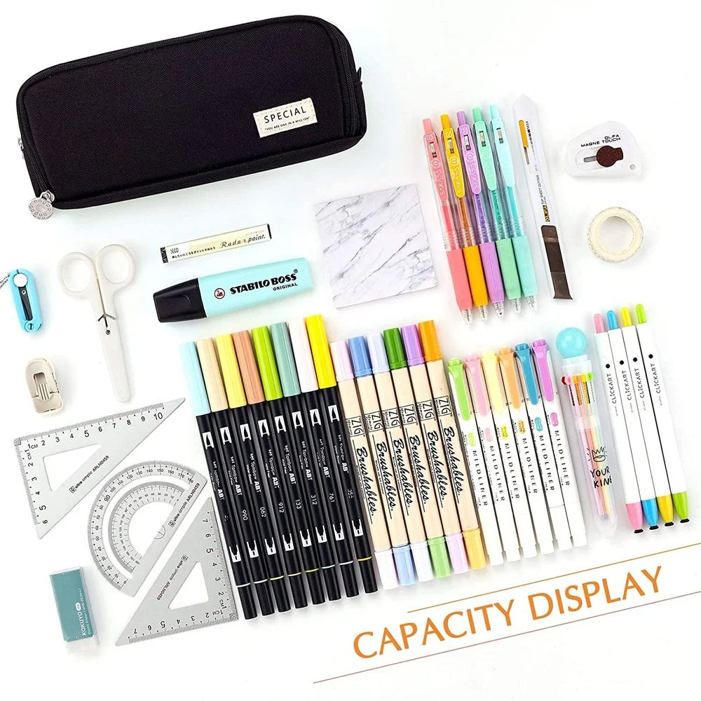 Pencil Case Large Storage Space