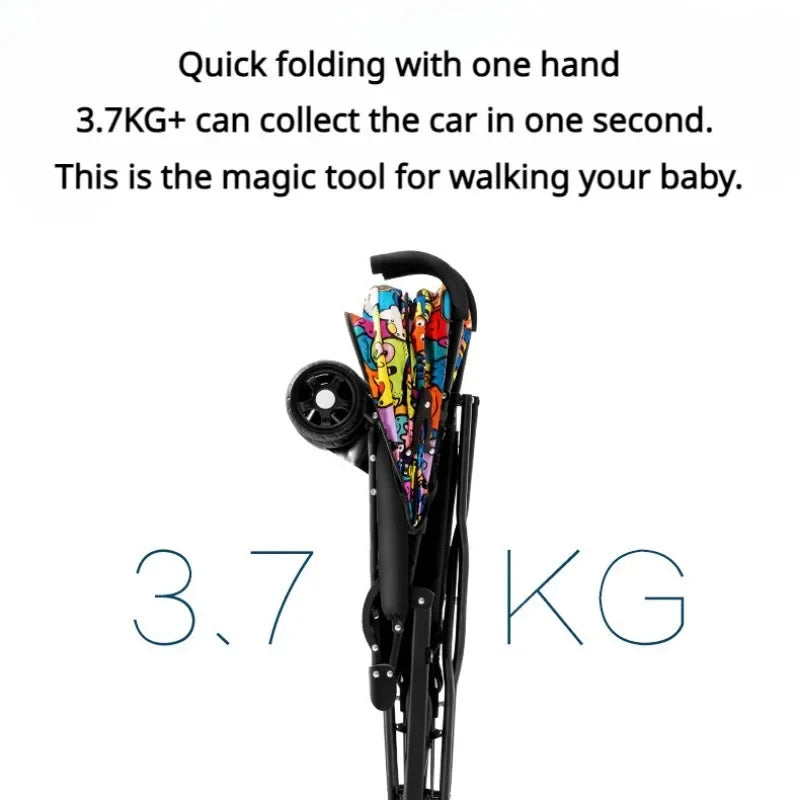 Lightweight Foldable Baby Stroller