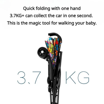 Lightweight Foldable Baby Stroller