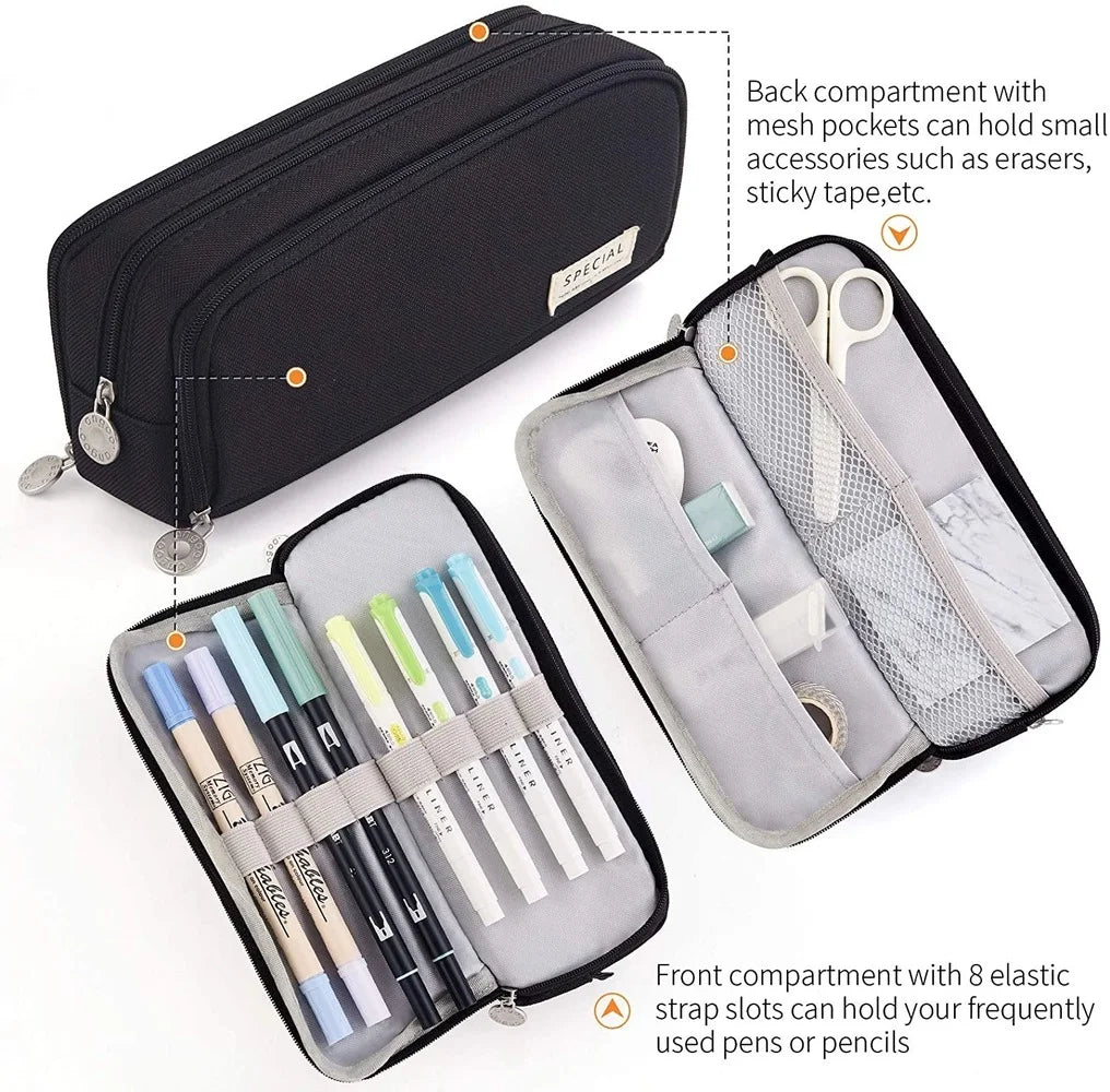 Pencil Case Large Storage Space