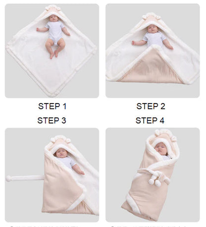 Baby Lamby Velour Fleece Super Soft Blanket